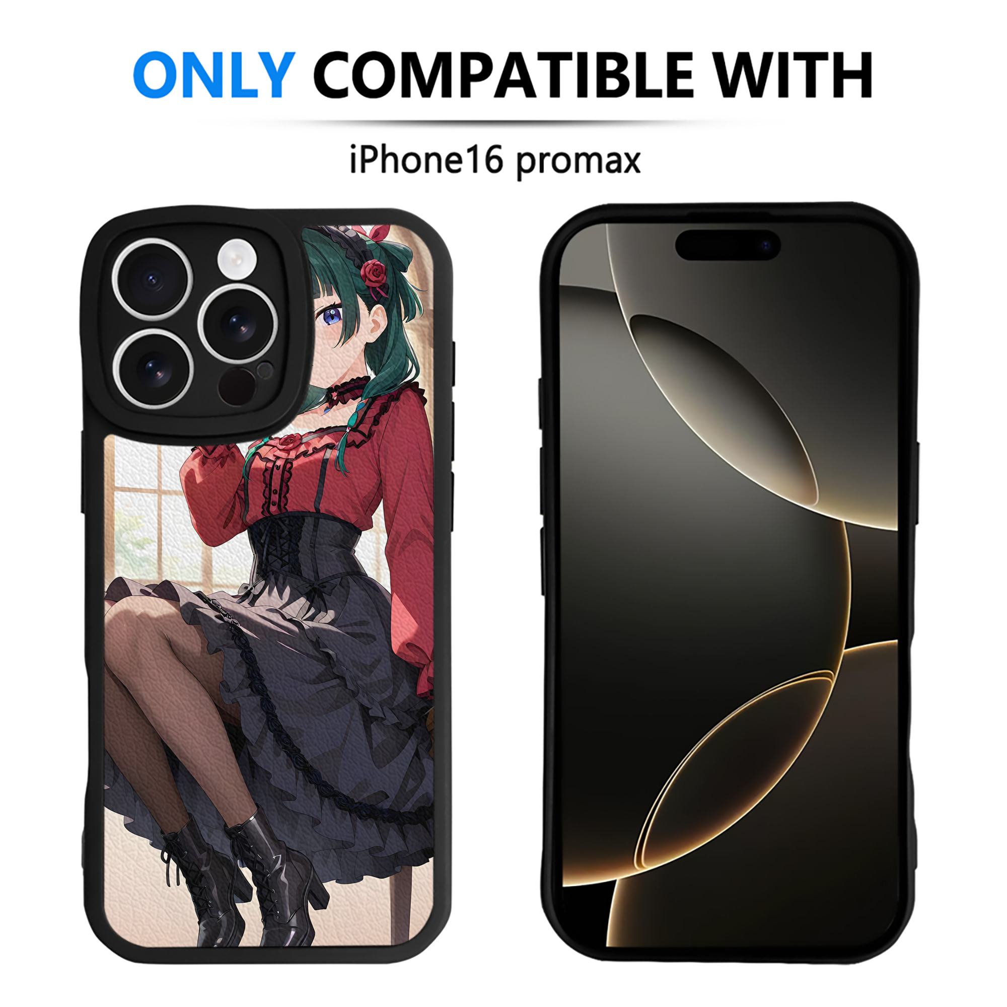 （画像用） 薬屋のひとりごと The Apothecary Diaries 【iPhone 16シリーズ対応】シリコンスマホケース（レザー調） 材質：シリコン
